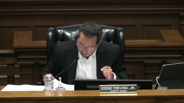 Edelmira Lopez urges Cameron County Commissioners to uphold US Constitution in public safety laws