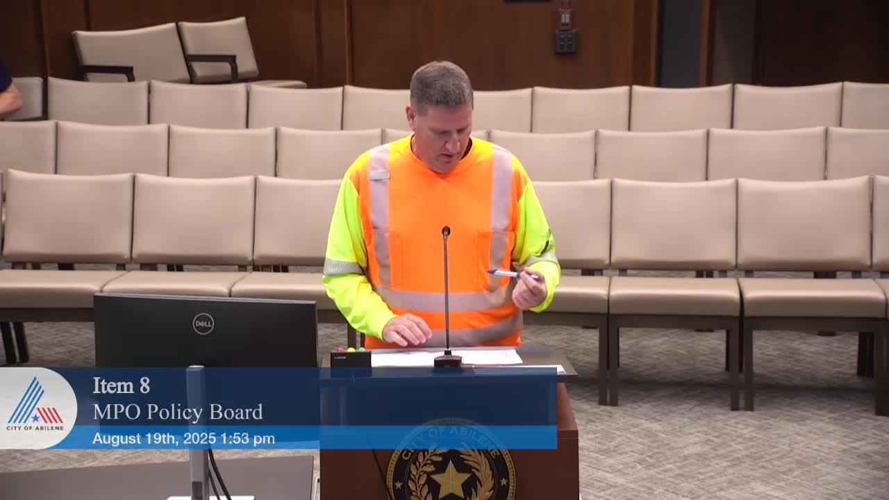 Abilene Officials Provide Update on Multiple Ongoing Construction Projects