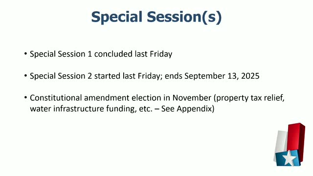 Governor Abbott prioritizes property tax cap reduction and redistricting during special session