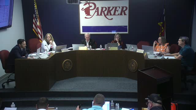 Parker City Council discusses pavilion funding and grant options for gazebo restoration