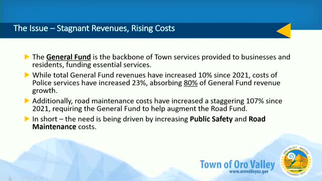 Town Council Explores New Tax Options to Address Road and Public Safety Costs