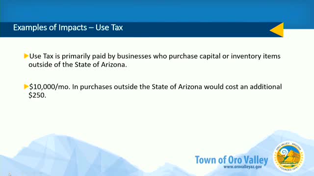 Town Council Proposes New Tax Categories for Public Safety and Capital Projects