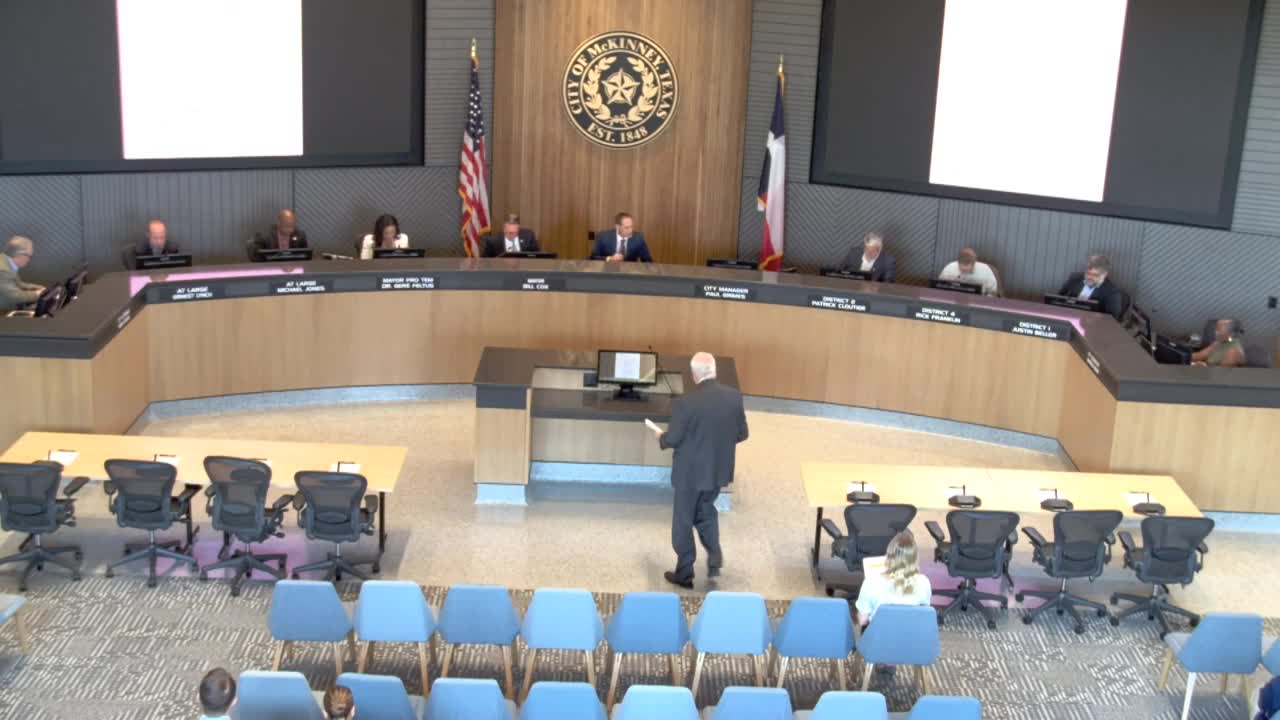McKinney City Council Authorizes Participation in Texas Opioid Settlement Agreements