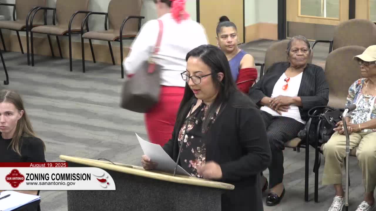 Zoning Planner Samantha Benavides recommends denial for alcohol sales at 318 Historic Old Highway 90