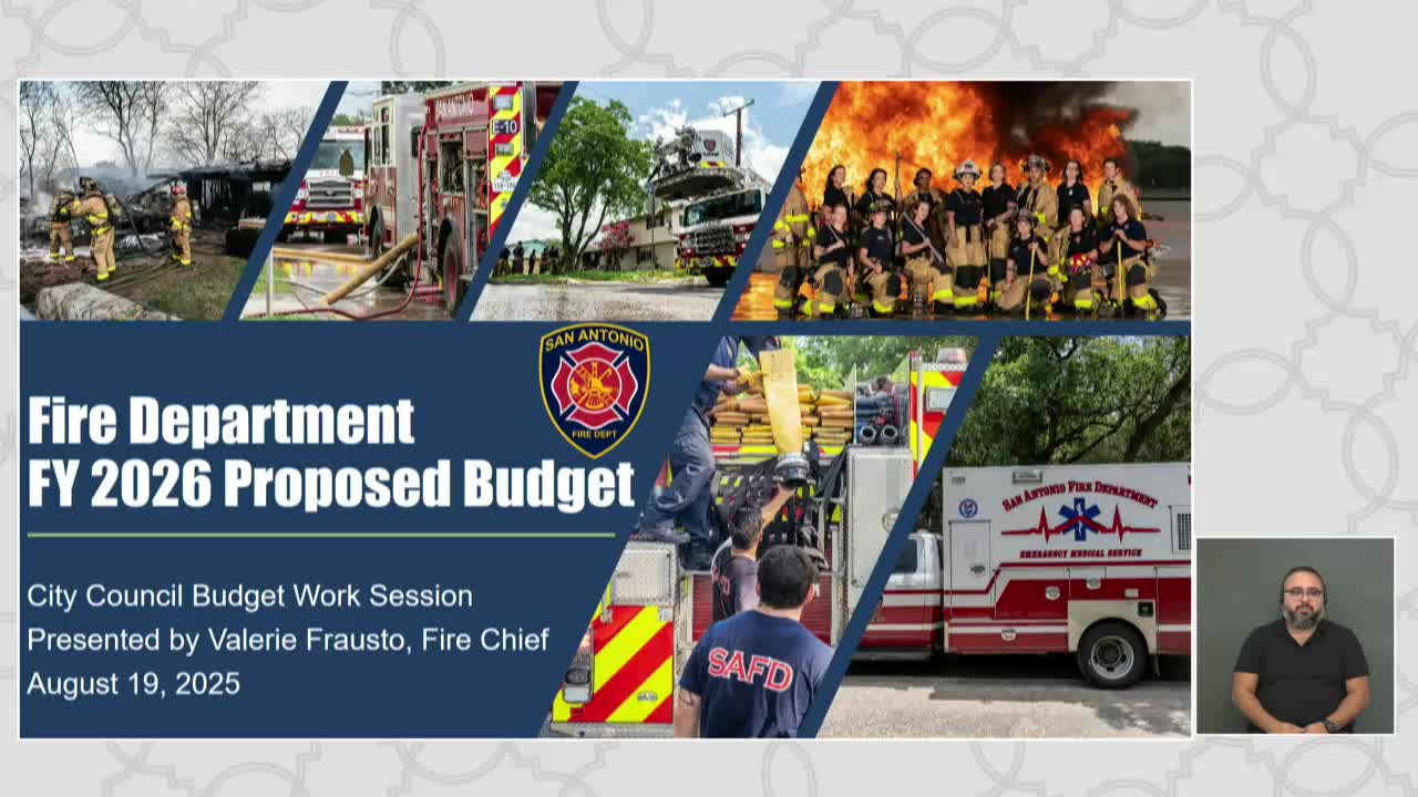 San Antonio Police Department outlines budget priorities for community safety and staffing