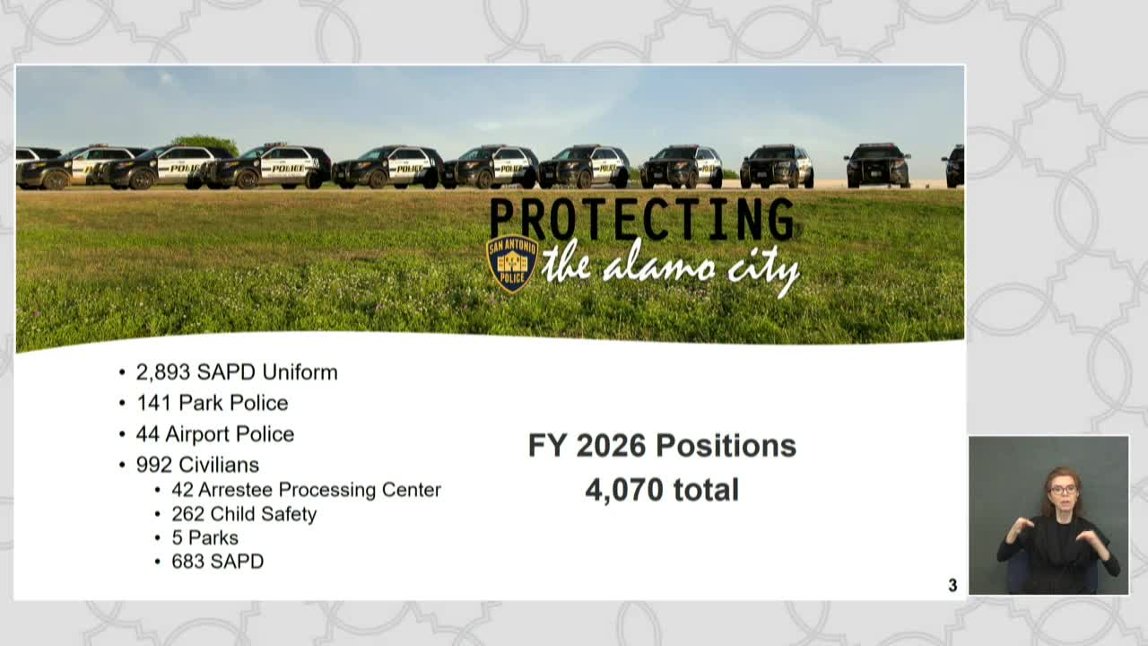 San Antonio Police Department highlights 2893 officers and community outreach efforts