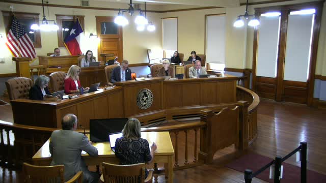 Commissioners Approve Tax Rates for Multiple Road Districts in Unanimous Votes