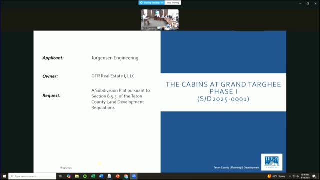 Commissioners Approve Grand Targhee Resort Phase 1 Subdivision Plat Among Technical Reviews