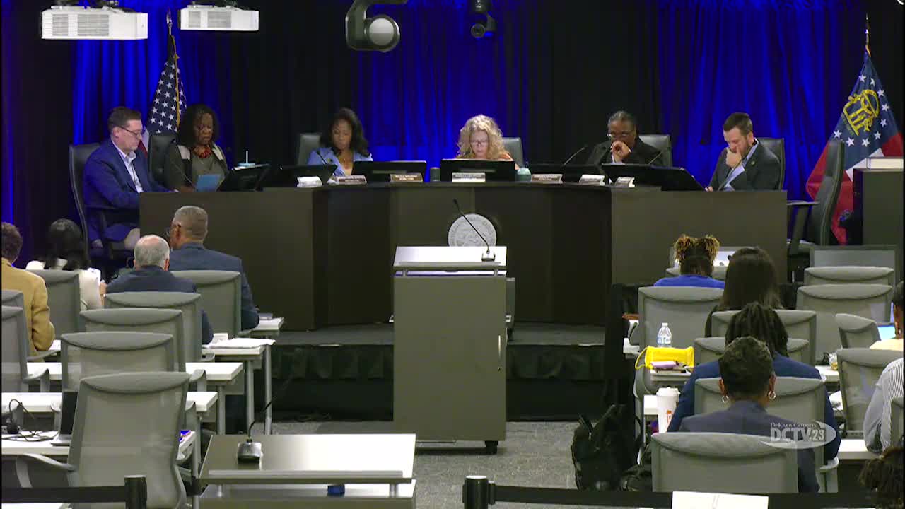 Decide DeKalb reports job, investment gains; commissioners press for formal TAD advisory committee process