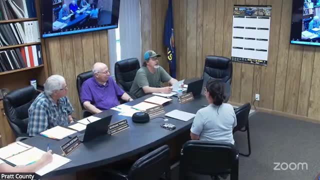 Pratt County hires health-department billing clerk; public health staff report measles contact tracing and new vaccine refrigerator arriving