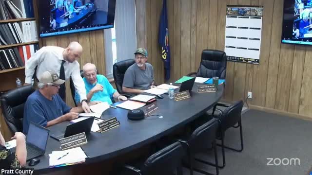 Pratt County Commission approves engineering contract for NE 30th Avenue overlay — not to exceed $45,757.15