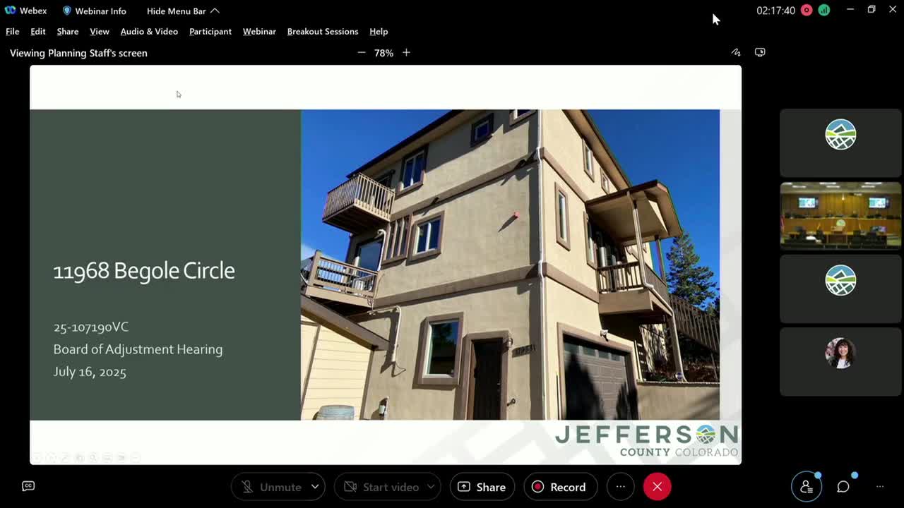 Jeffco board renews short-term rental permit for 11968 Beagle Circle despite neighbor complaint