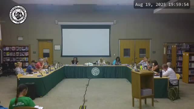 Diane Taft questions transparency of Bureau Veritas draft report in school committee meeting