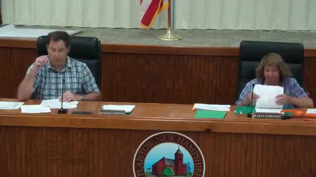 Plaustow Planning Board creates CIP subcommittee to formalize capital improvements process