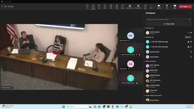 County briefing looks at forest-management models tied to Habitat Conservation Plan; commissioners debate harvest levels and long-term revenue planning