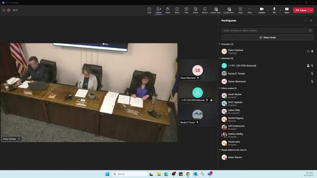 Commissioners reappoint members to Wellness Advisory Committee and Public Safety Coordinating Council