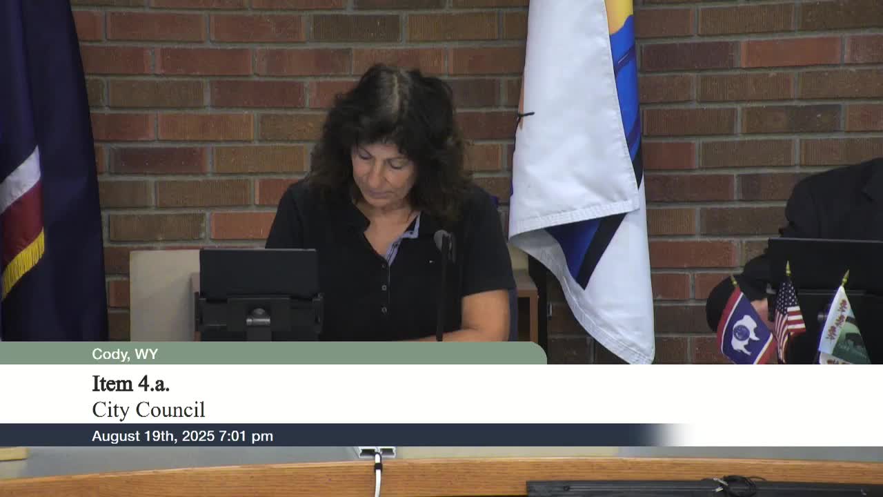 Cody City Council Approves $415K Airport Master Plan Update and Multiple Projects