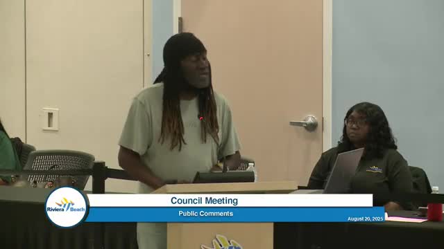 Community Leaders Praise Deborah Hall McCollum's Contributions in Riviera Beach