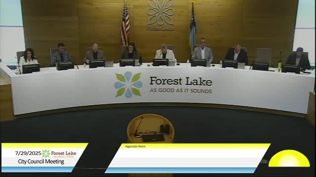 Mayor Roberts leads public hearing on Forest Hills Preserve drainage and utility easements