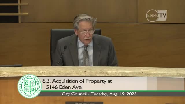 Edina City Council Approves Transfer of 5146 Eaton Avenue to Enhance Development Opportunities