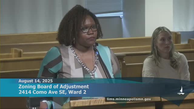 Public Hearing Opens for Rashad's Development Proposal