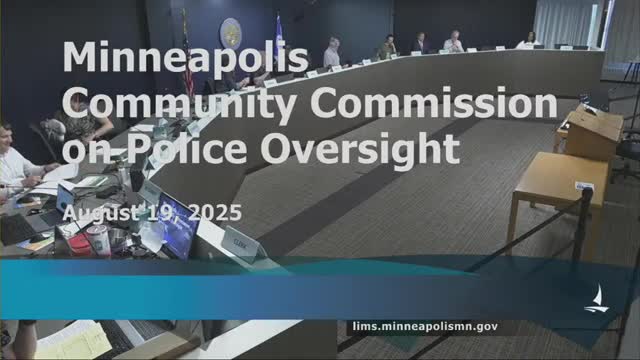 Minneapolis Commission Discusses Public Comments on Police Discipline Matrix