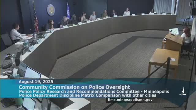 Review Panel Critiques Police Discipline Matrix for Lacking Clarity and Accountability