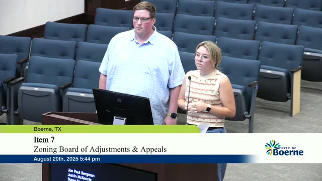 Scott Miller requests variance for taller fence amid RV living concerns in neighborhood