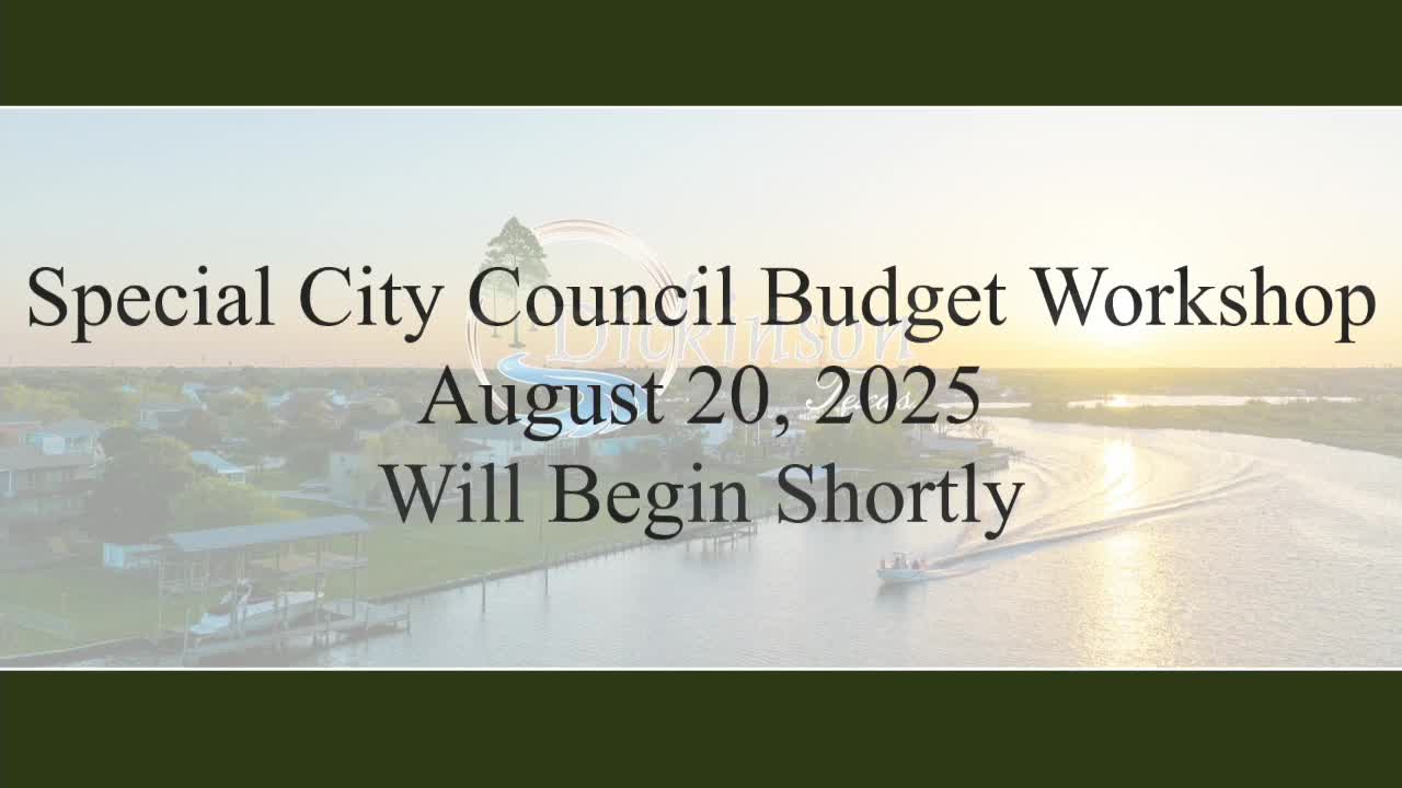 Mayor Magliolo leads Dickinson City Council meeting with public comments