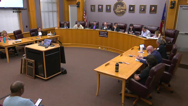 Stafford Historical Society Presents Updated Plaques to City Council