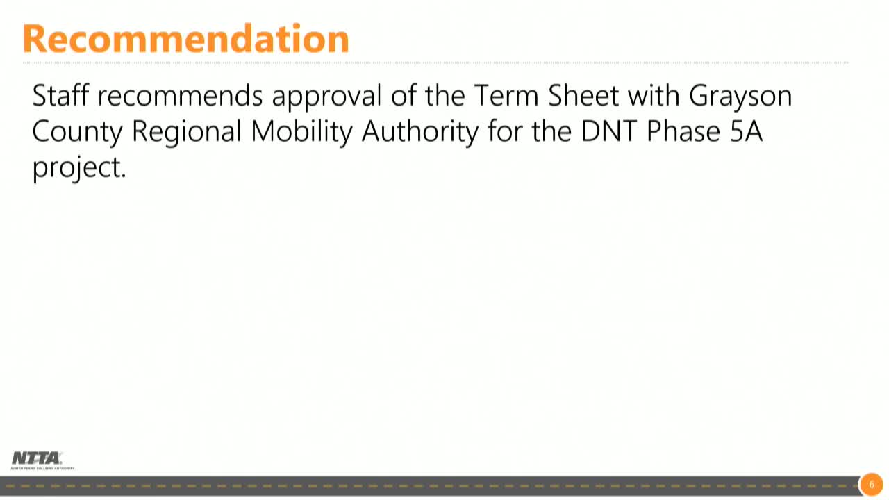 NTTA Approves Rainy Day Fund and Toll Rate Policy Changes in Unanimous Vote
