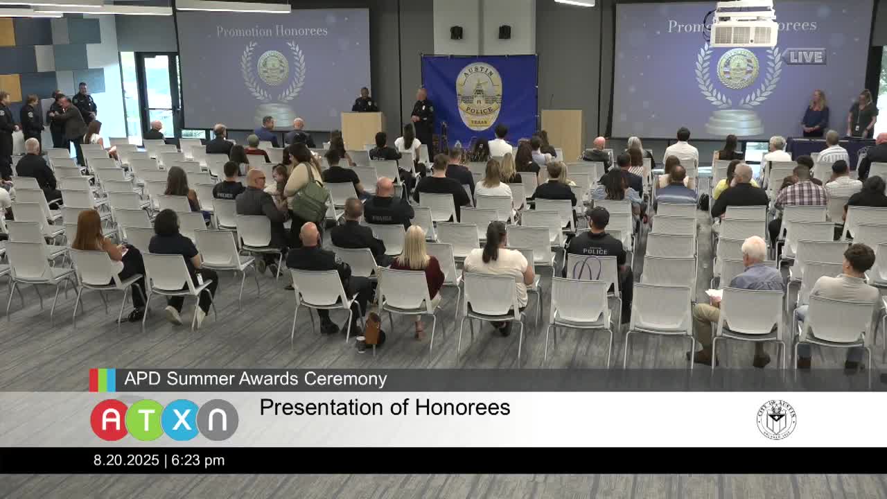 Austin Police Department Celebrates Multiple Promotions Across Emergency Communications and HR