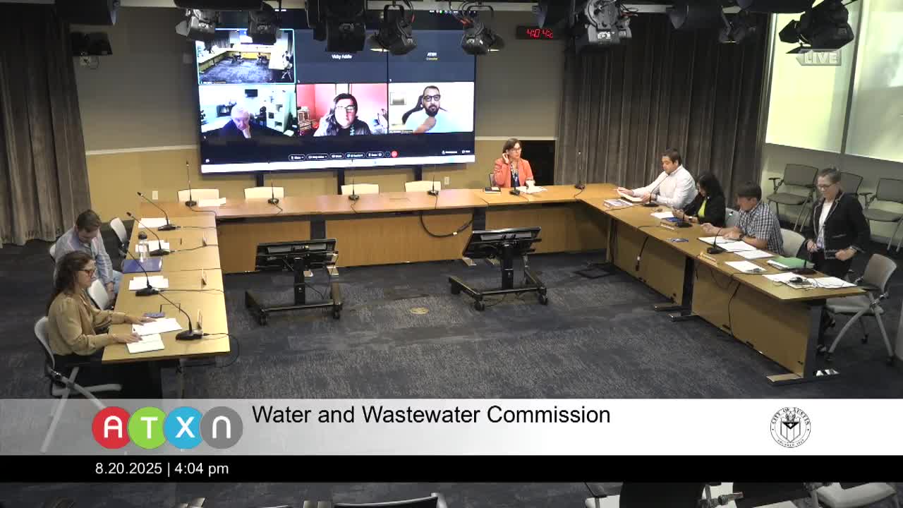 Water and Wastewater Commission convenes for critical discussions on system improvements