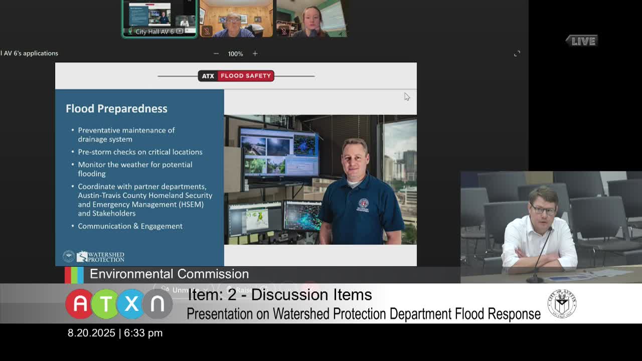 Austin Flood Early Warning System Team Enhances Preparedness with New Coordination Measures
