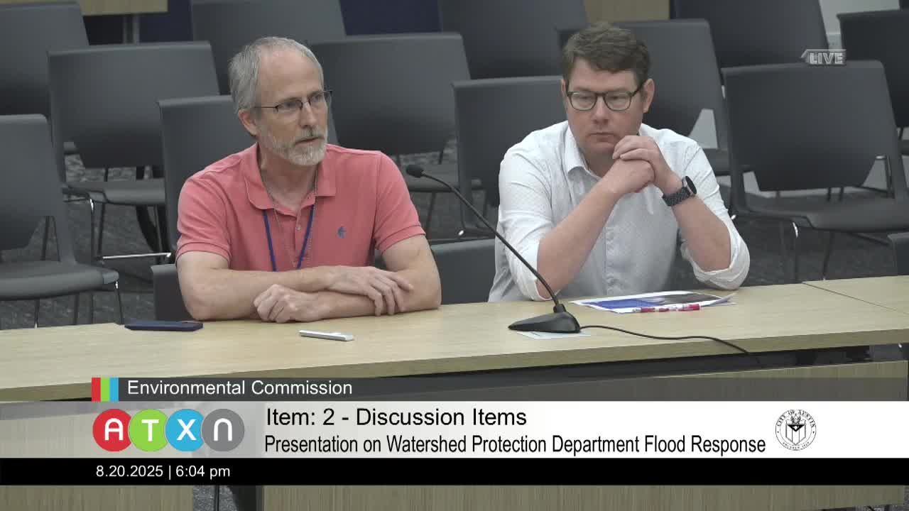 Austin officials discuss flood preparedness and new drainage mapping strategy