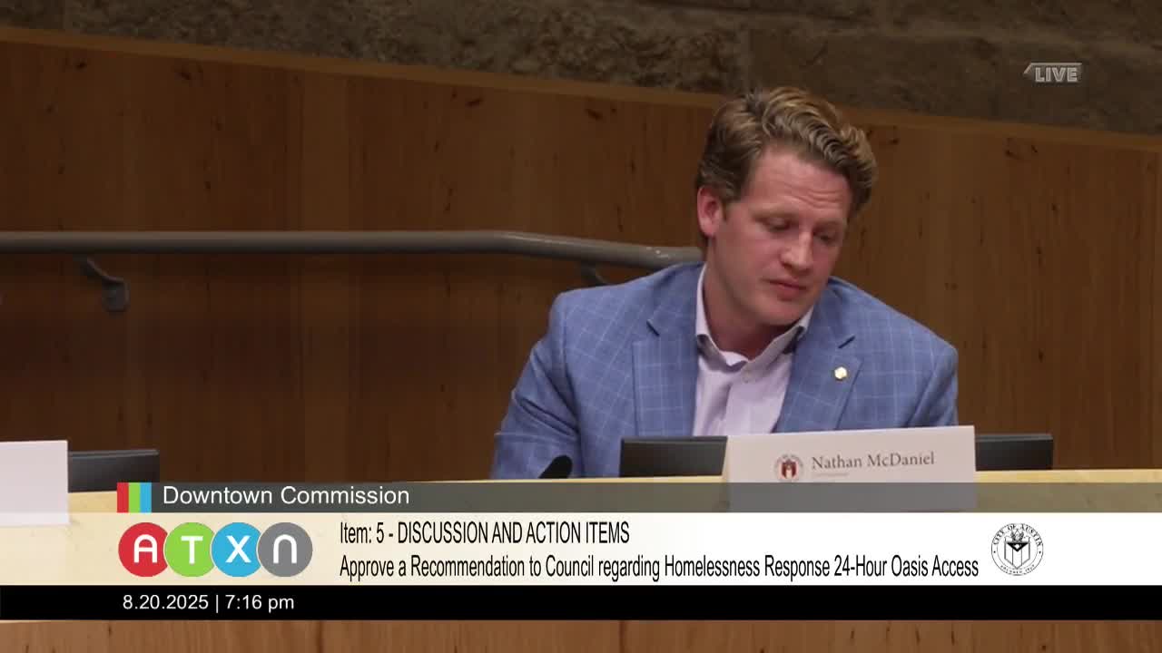 Commission Approves Amendment for Oasis 24 Hour Access Debate