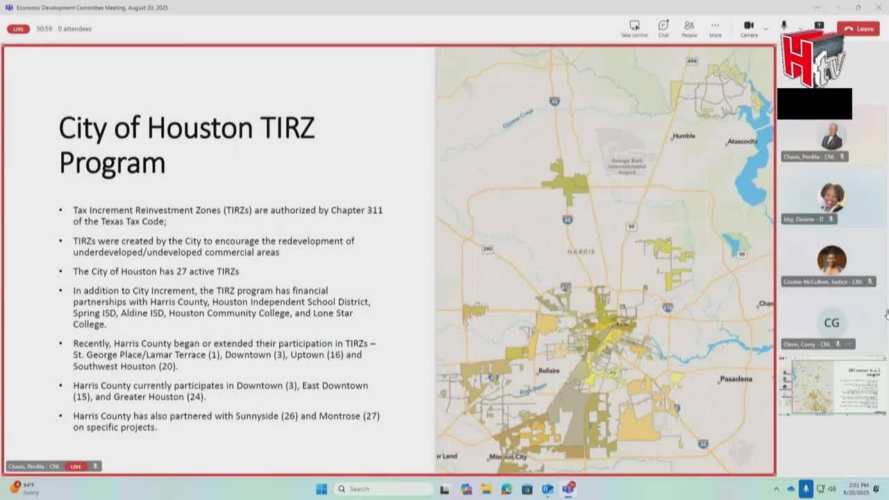 Houston City Approves Key TIRS Projects with Harris County and Local ISDs