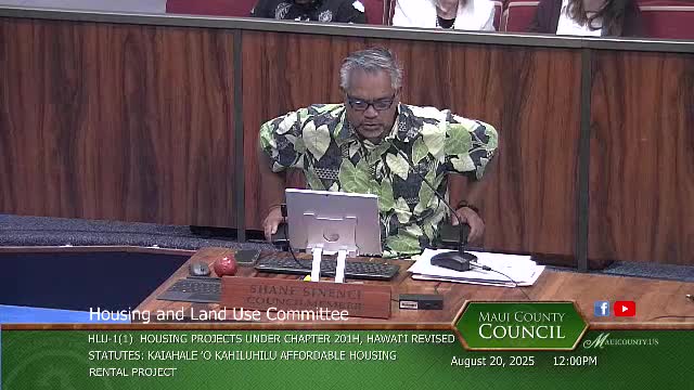 West Maui Council Approves 100% Affordable Workforce Housing Waiver and Resolutions
