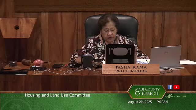 Housing and Land Use Committee Reconvenes to Address Local Housing Issues