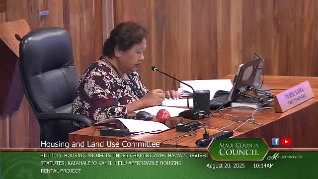 Committee Approves Two-Year Extension for Affordable Housing Project Construction