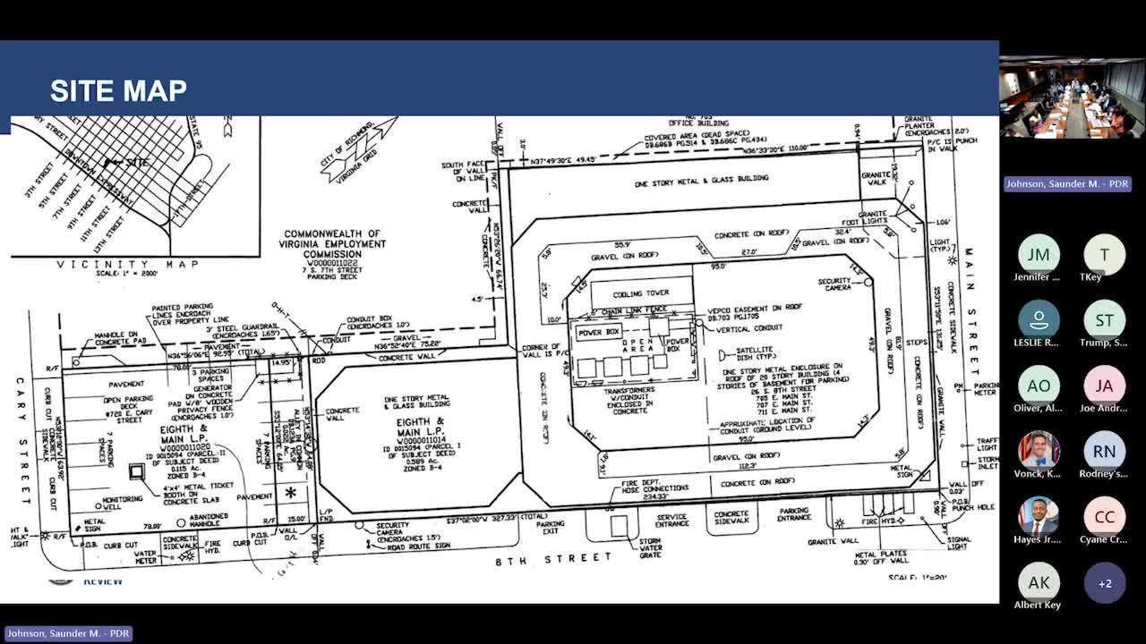 Richmond Planning Commission reviews special use permit for residential hotel at 707 East Main Street