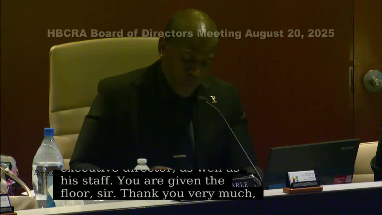 Hallandale Beach CRA unveils $59.4M draft budget for fiscal year 2026