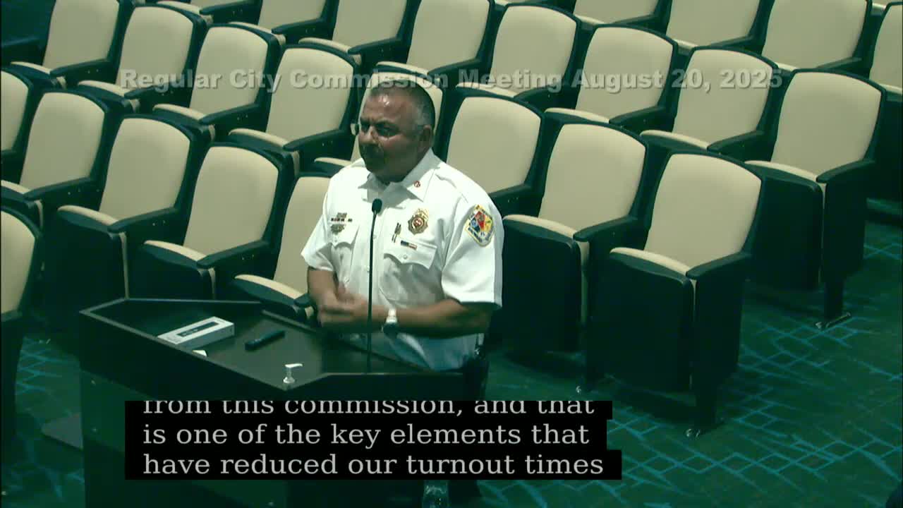 Hallandale Beach Fire Chief Details Improvements in Response Times and Equipment Upgrades