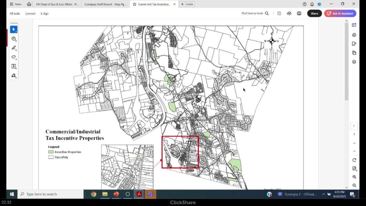 Town Council Considers Expansion of Economic Revitalization Zone for Marmon Property