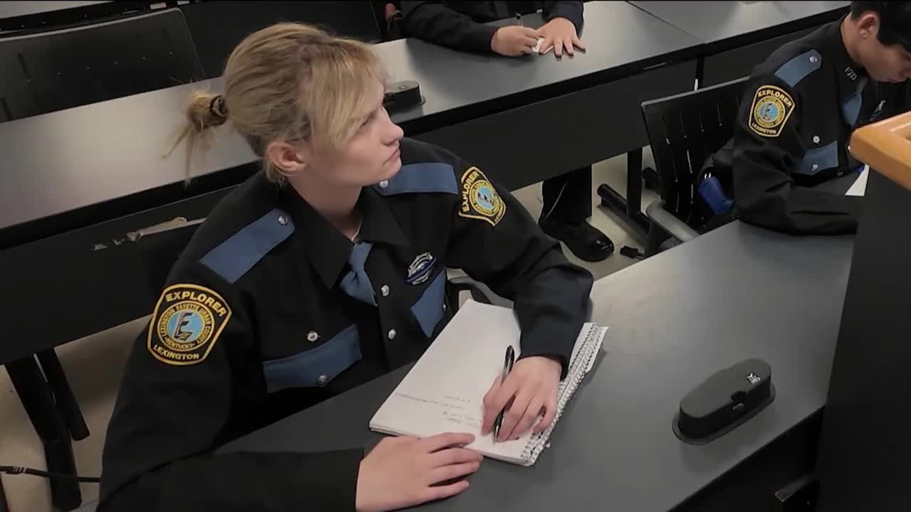 Lexington Explorer Program Encourages Youth Careers in Law Enforcement