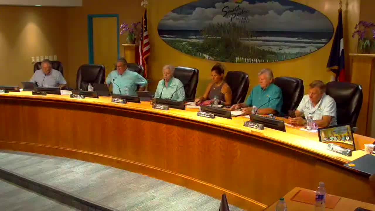 South Padre Island City Council Approves Capital Improvement Plan and Budget Discussions