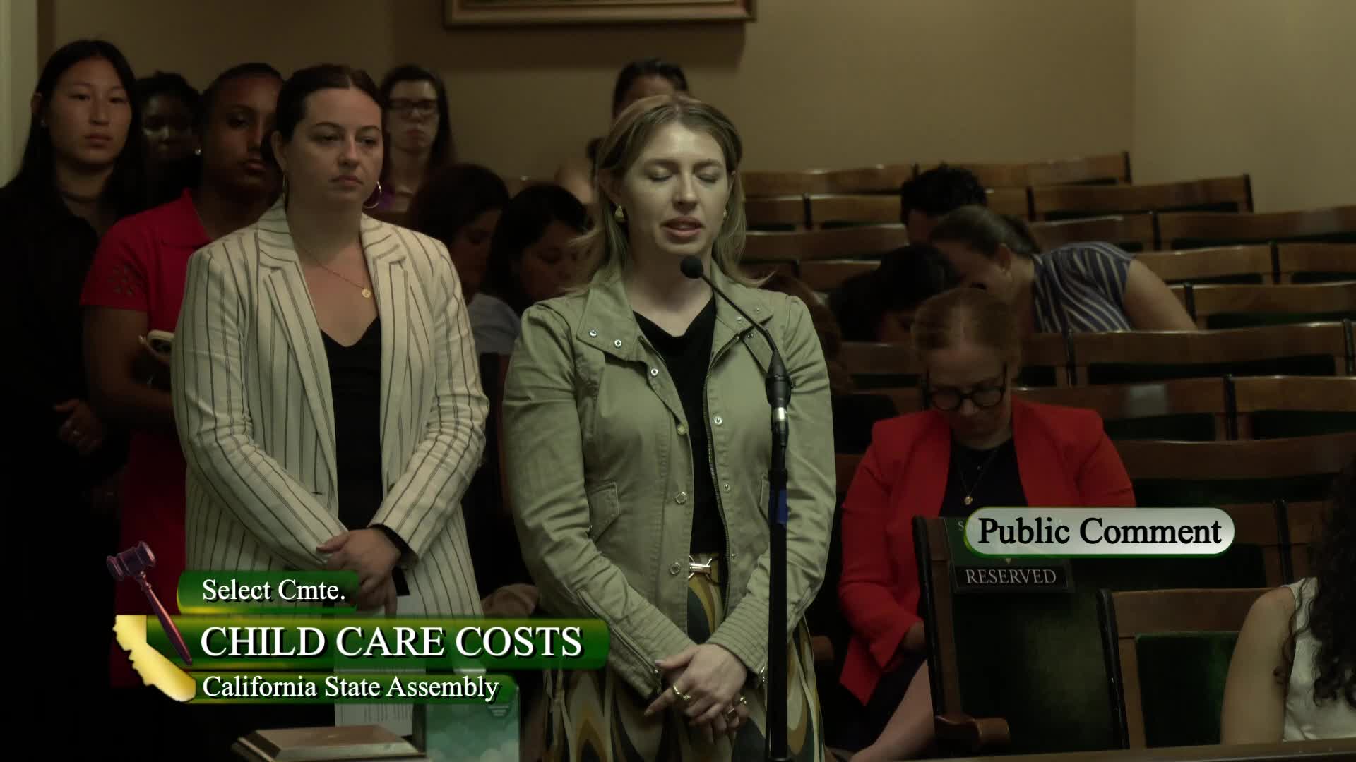 Juliet Terry advocates for childcare funding and workforce stability in California