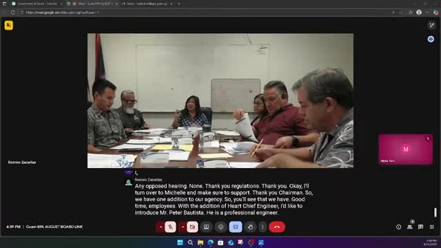 Alfredo Buenas joins Guam EPA as chief engineer bringing 30 years of experience