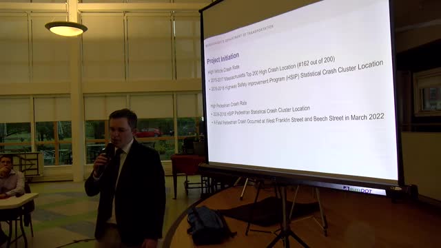 MassDOT proposes intersection redesign to address pedestrian safety concerns in Franklin Street area