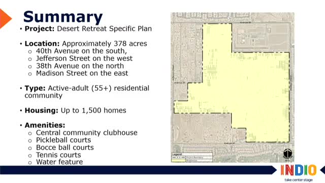 Palm Desert City Council Reviews Pulte Homes Development Agreement for New Senior Community